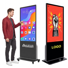 43" Floor Stand Touch Screen Poster